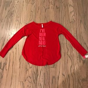 Christmas pajama shirt. Never worn.